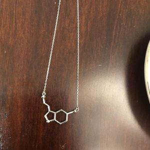 Chemistry molecule necklace